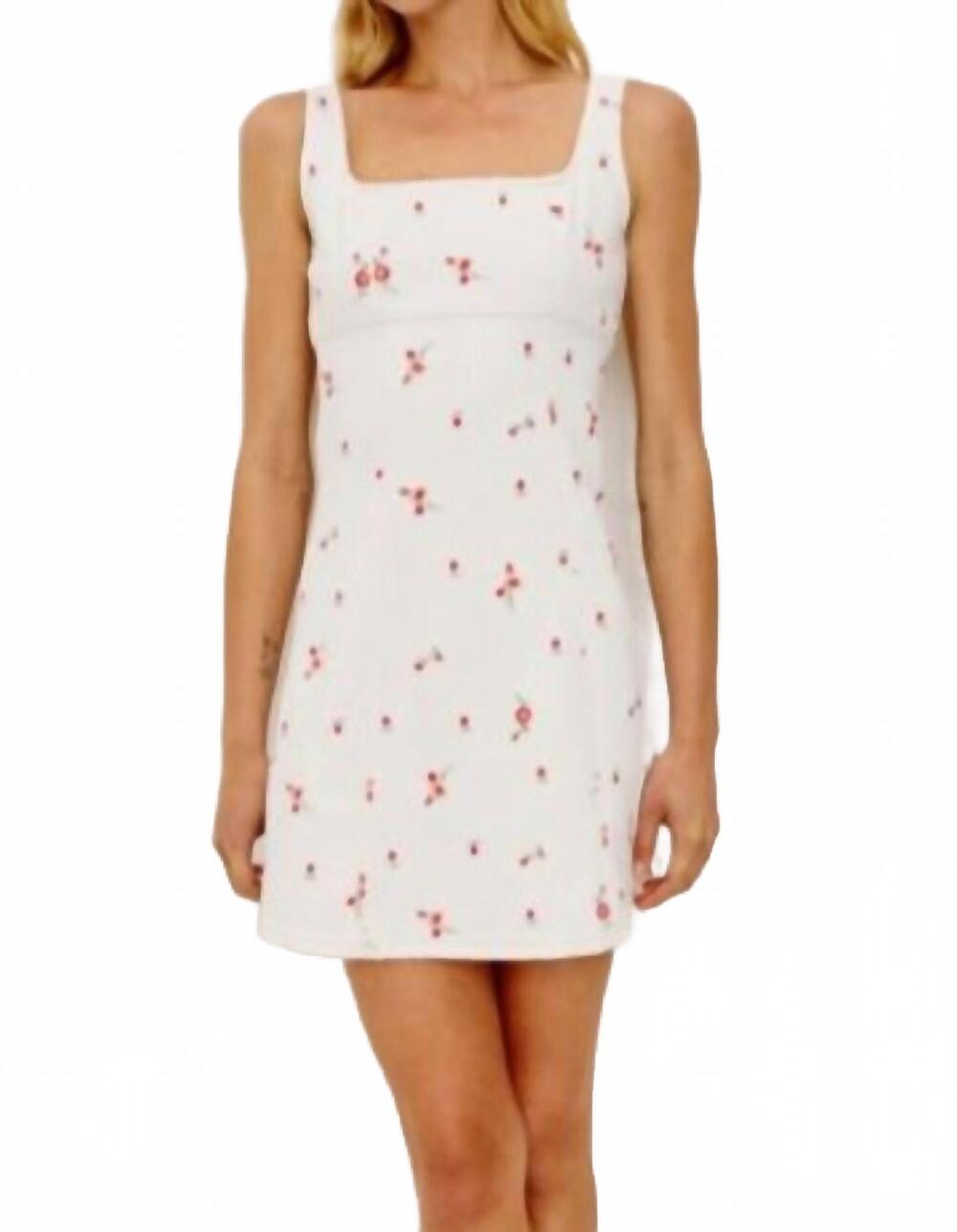 NEW RAILS altadena dress in ecru romantic floral